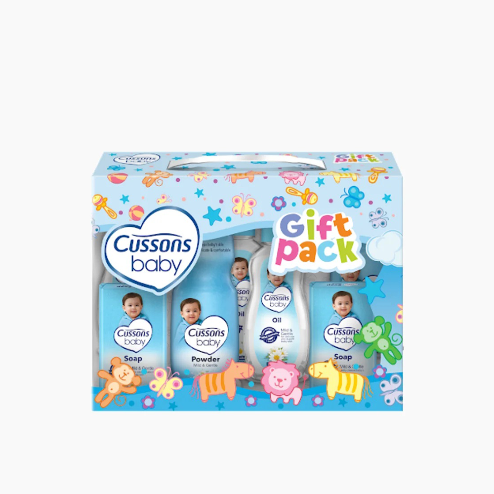 Cussons Baby Gift Pack Medium (Blue)