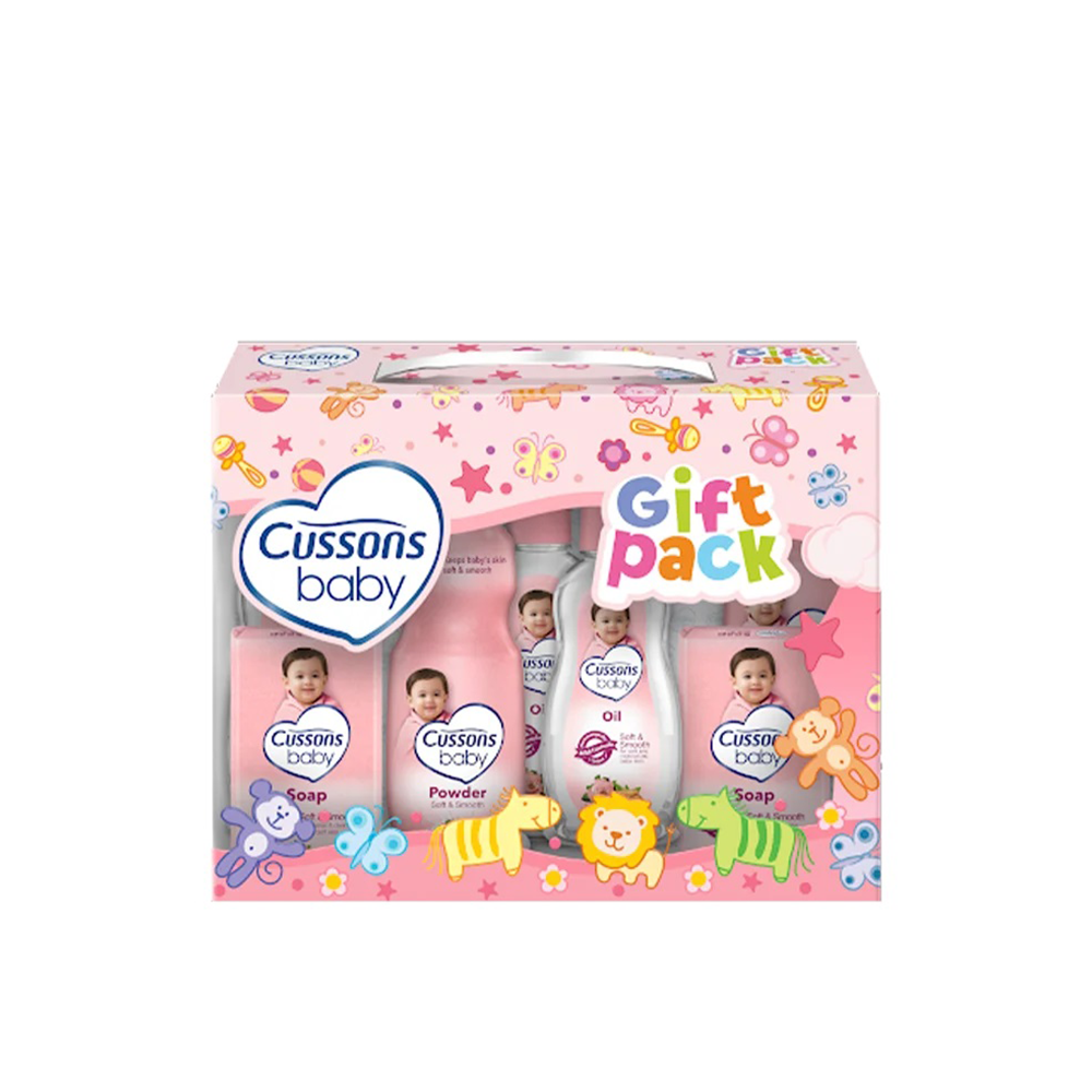 Cussons Baby Gift Pack Medium (Pink)