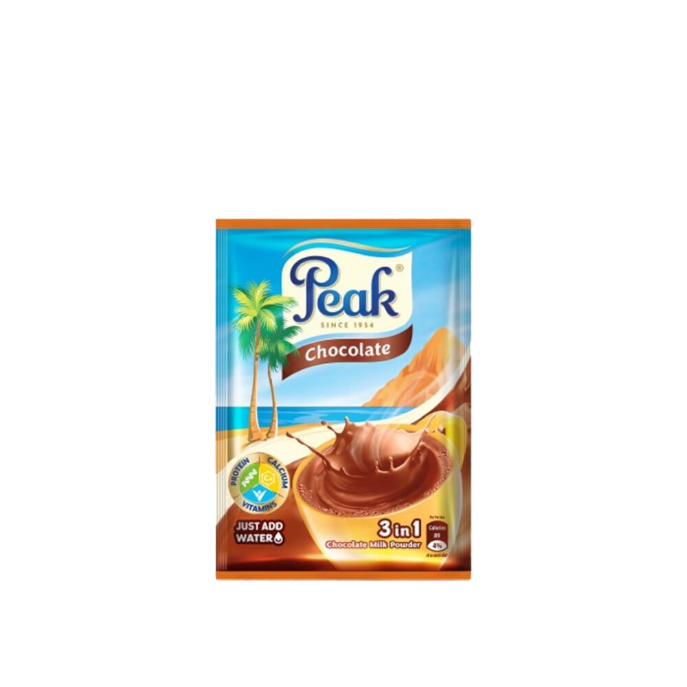 PEAK CHOCOLATE Milk Powder 3-in-1 18g Sachet