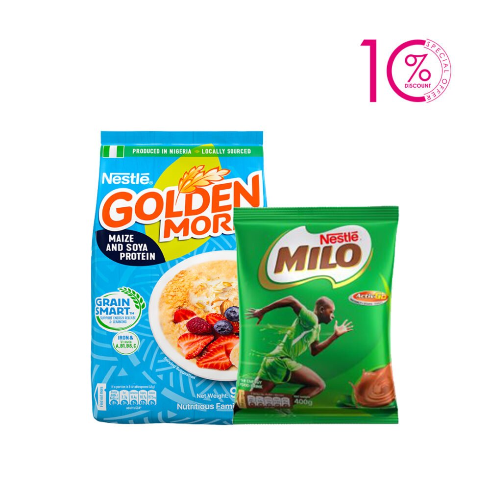 Nestlé Golden Morn & Milo Breakfast Combo