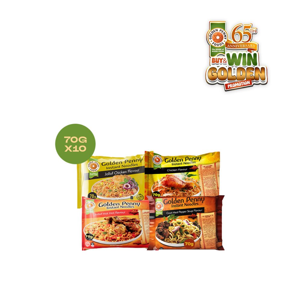 Golden Penny Noodles 70g (x10) – 65th Anniversary Family Pack