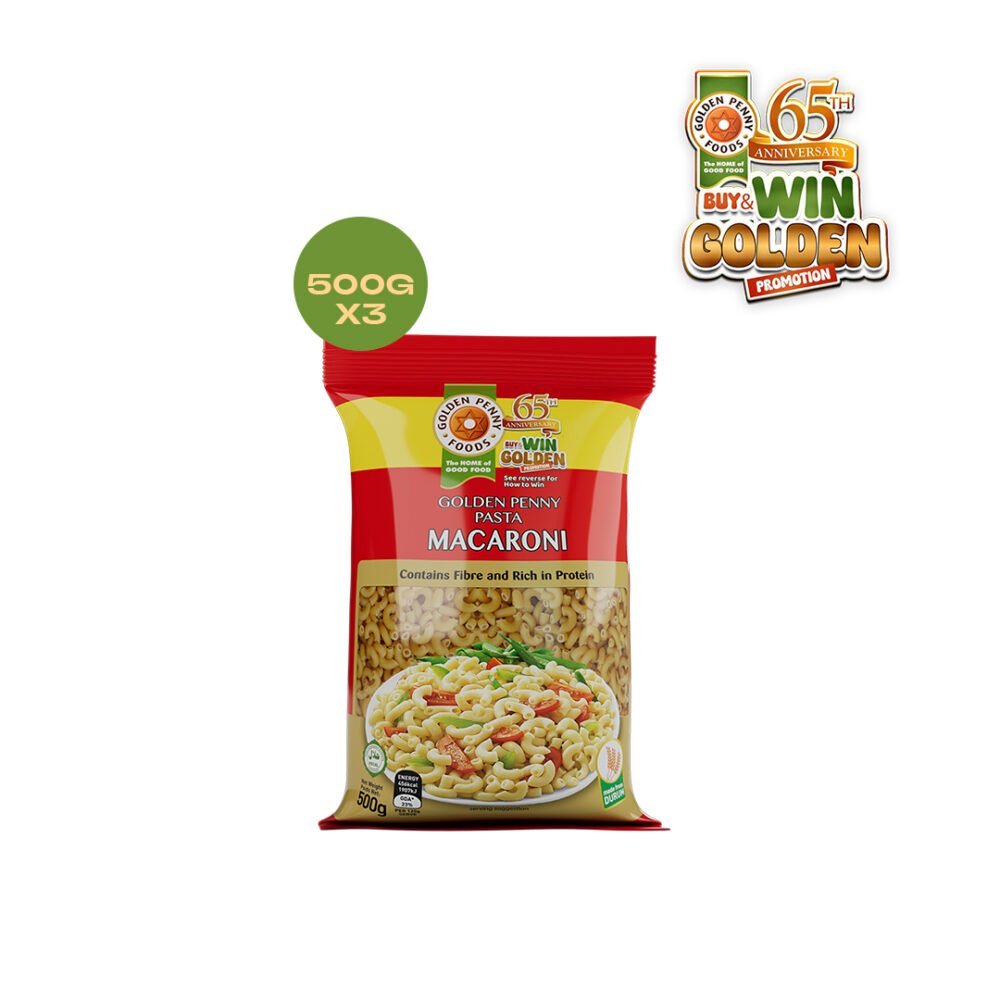 Golden Penny Macaroni 500g (x3) – 65th Anniversary Combo Pack