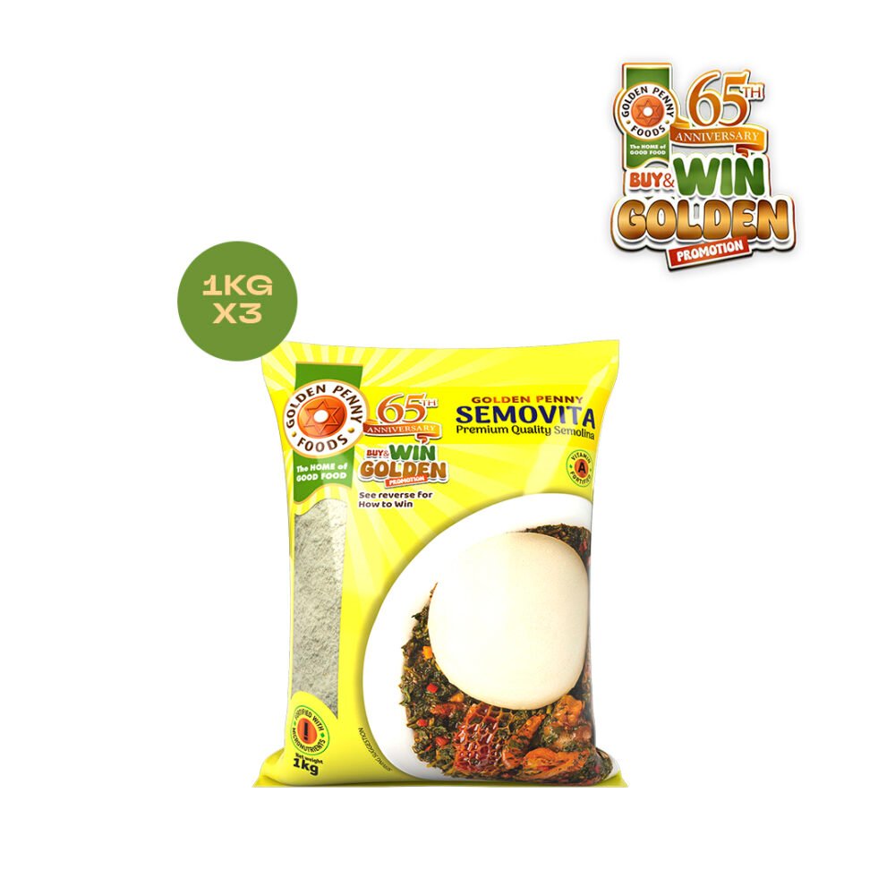 Golden Penny Semolina 1Kg (x3) – 65th Anniversary Combo Pack