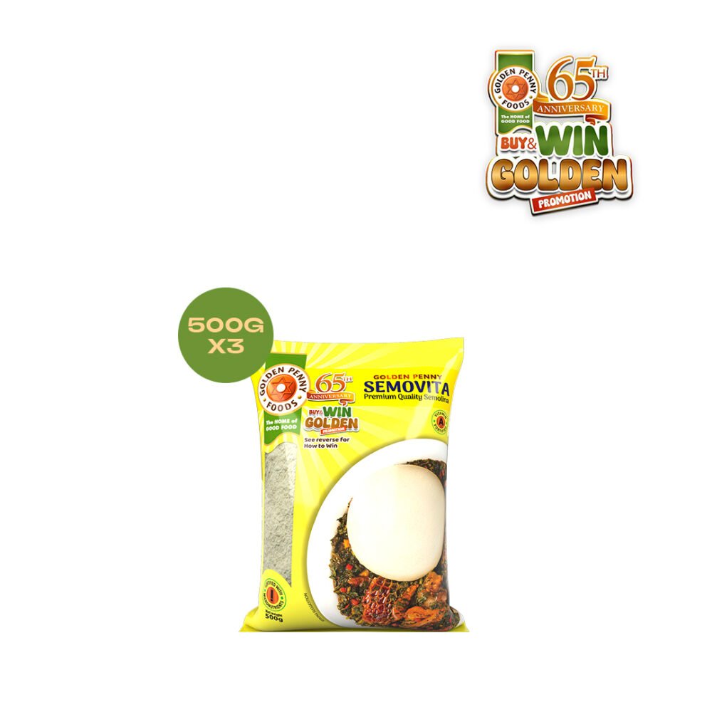 Golden Penny Semolina 500g (x3) – 65th Anniversary Combo Pack