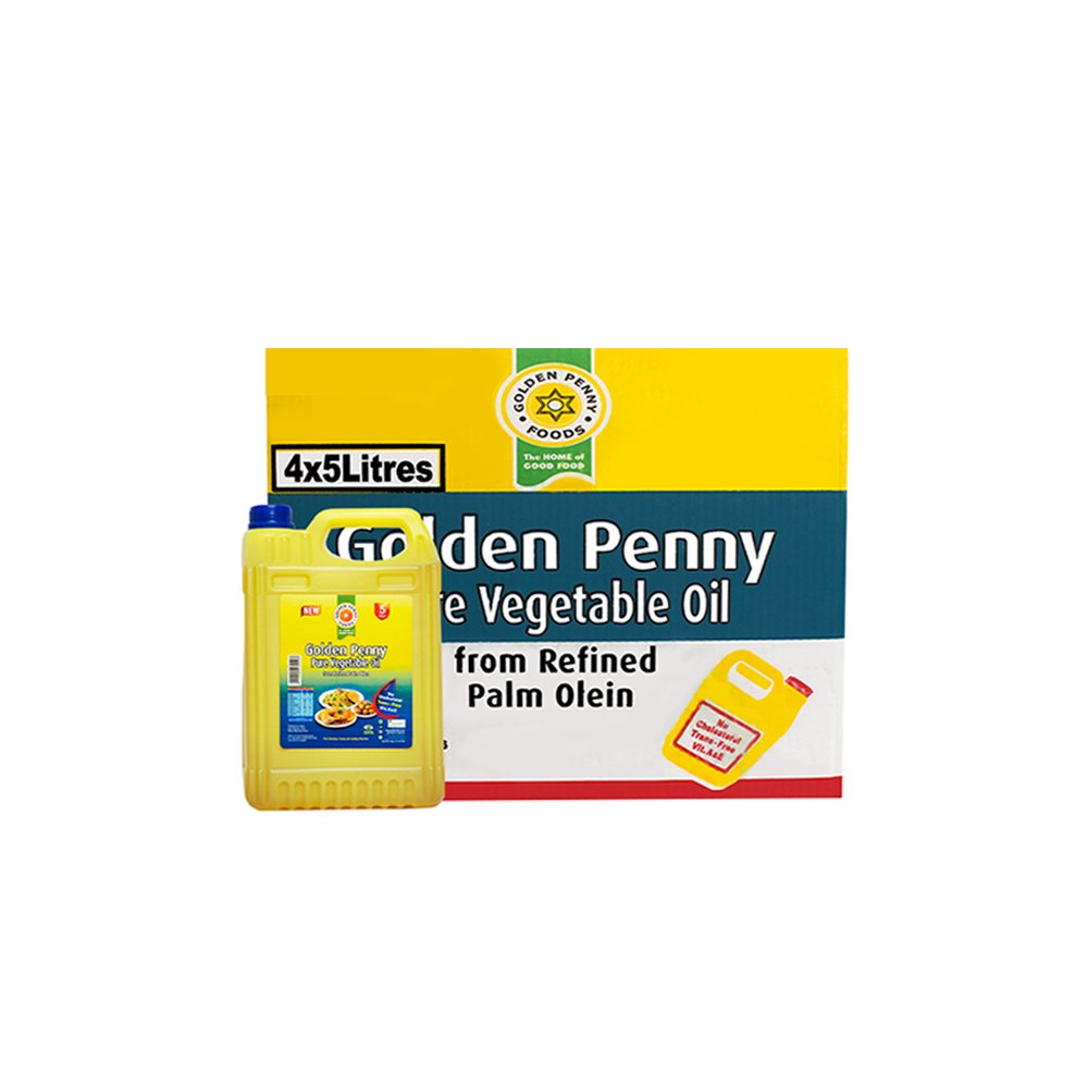 GOLDEN PENNY VEG OIL - 5LTR  X 4  CTN- FM