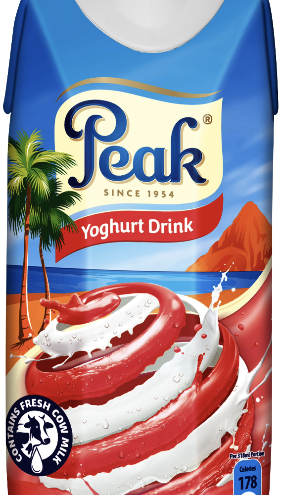 PEAK DRINKING YOGHURT STRAWBERRY 318ML