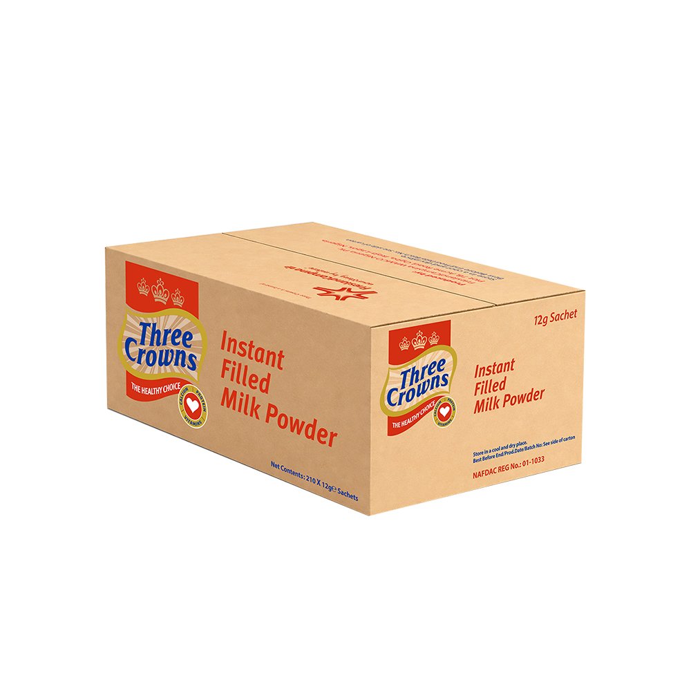 Three Crowns Milk Powder 210x12g Sachet