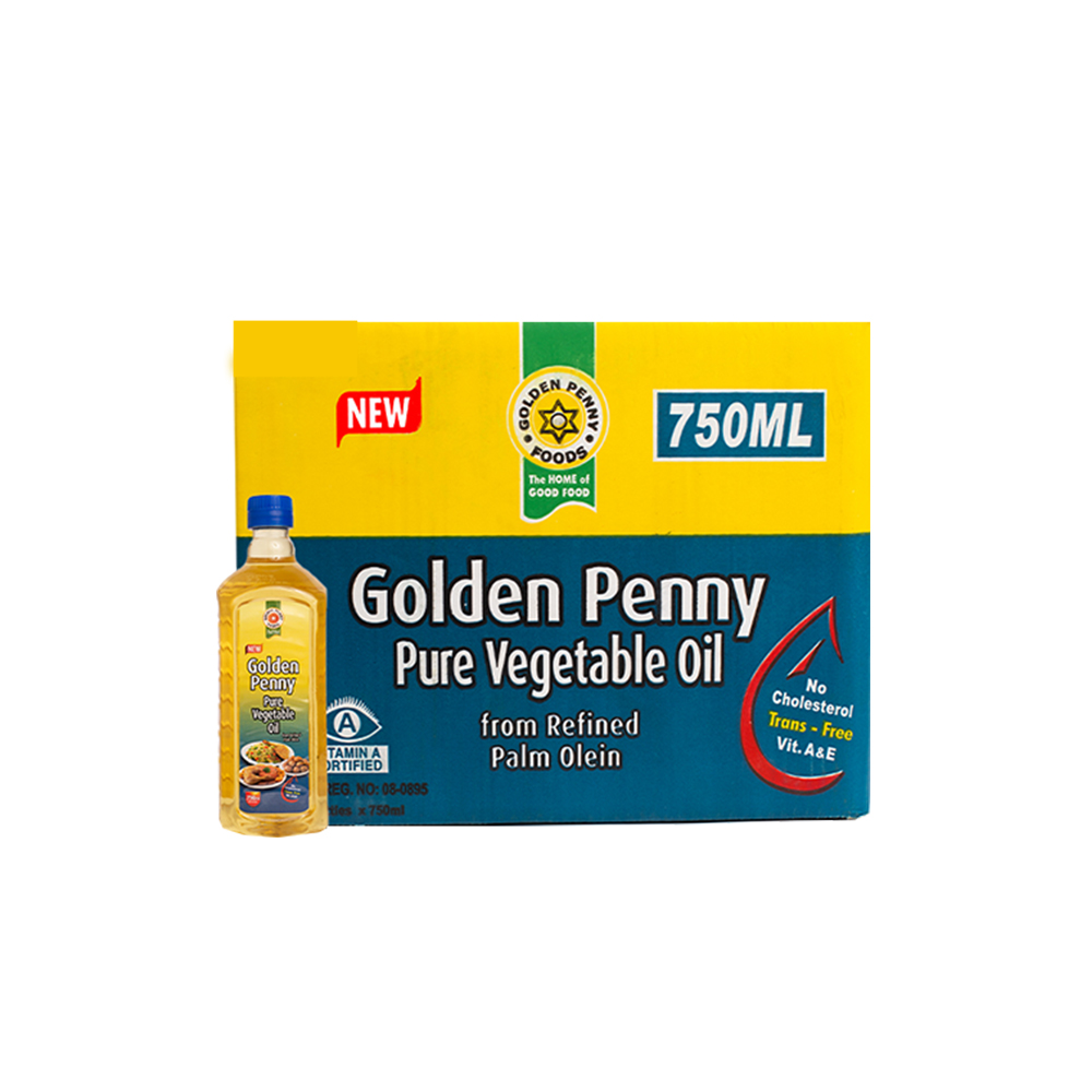 GOLDEN PENNY VEG OIL 750ml X 12CTN