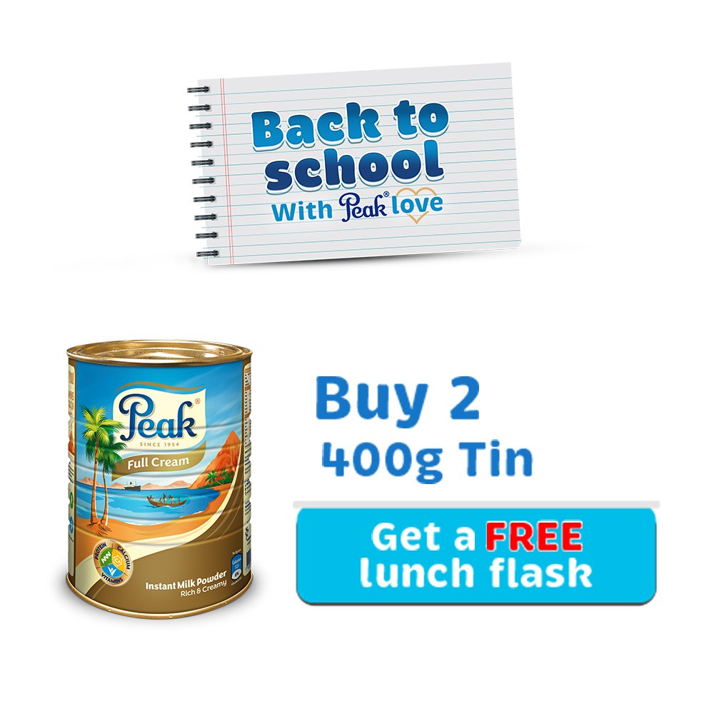 PEAK Full Cream Powder 400g Tin